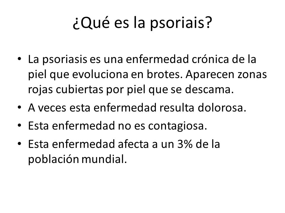 Que el medio ayudarán a la psoriasis